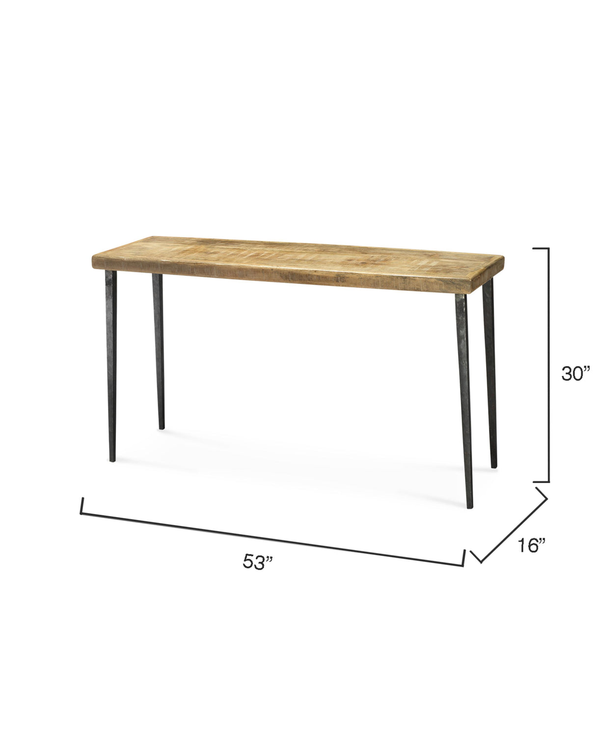 Jamie Young Farmhouse Wood Console Table, Natural