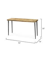 Jamie Young Farmhouse Wood Console Table, Natural