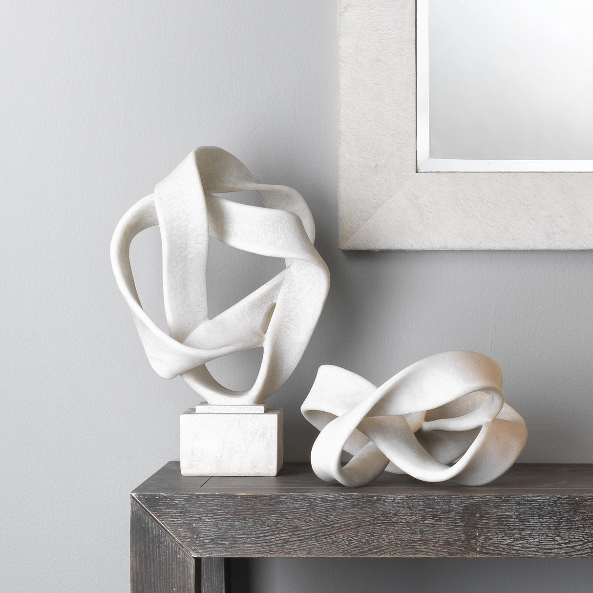 Jamie Young Tangled Resin Decorative Table Object, Off-White
