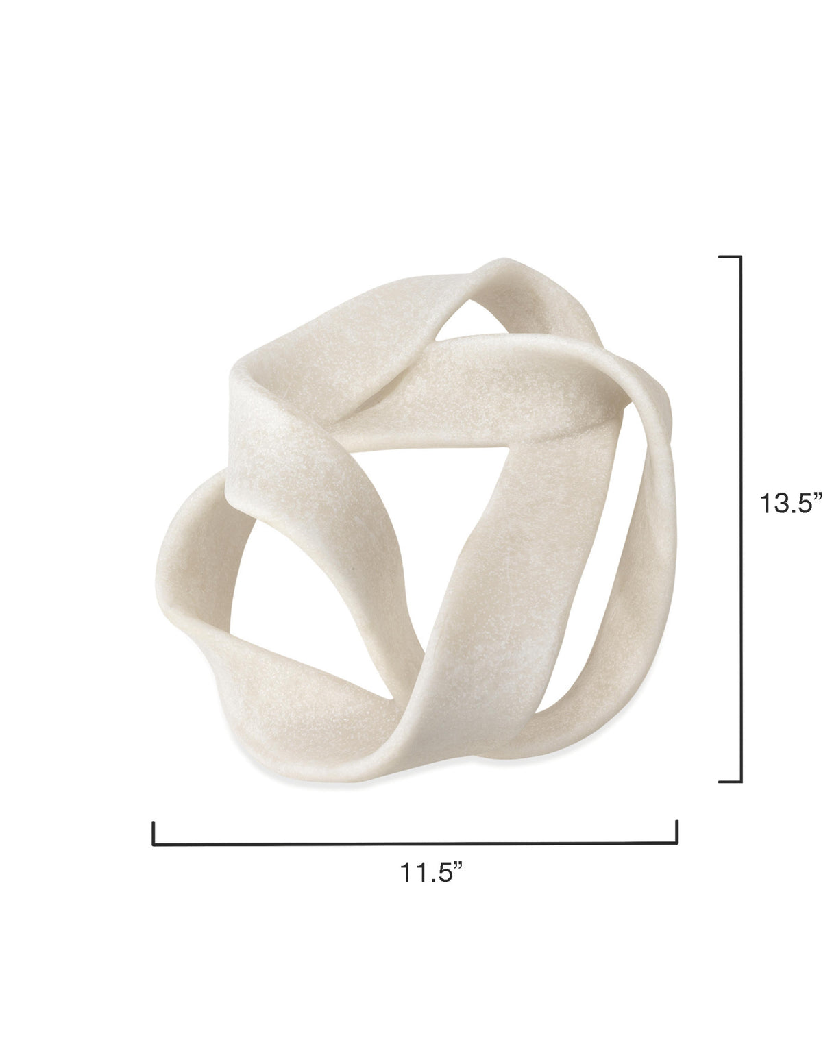 Jamie Young Tangled Resin Decorative Table Object, Off-White