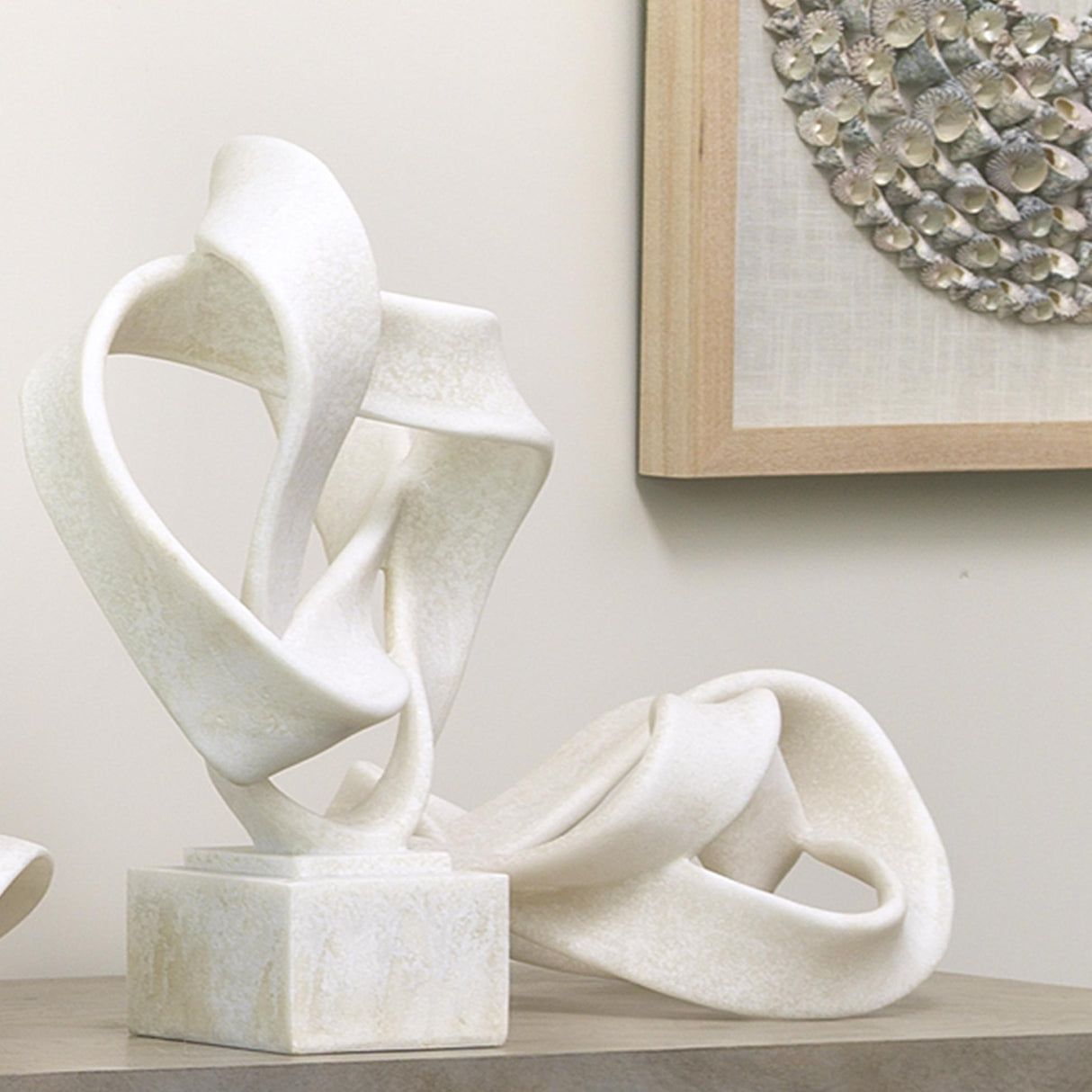 Jamie Young Tangled Resin Decorative Table Object, Off-White
