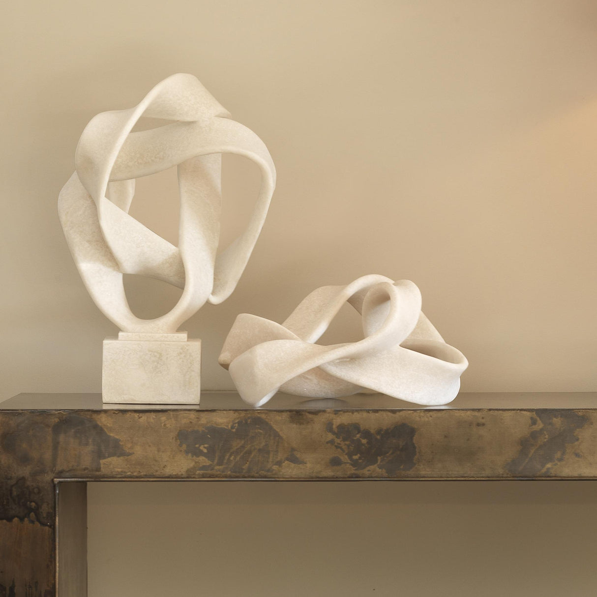 Jamie Young Tangled Resin Decorative Table Object, Off-White