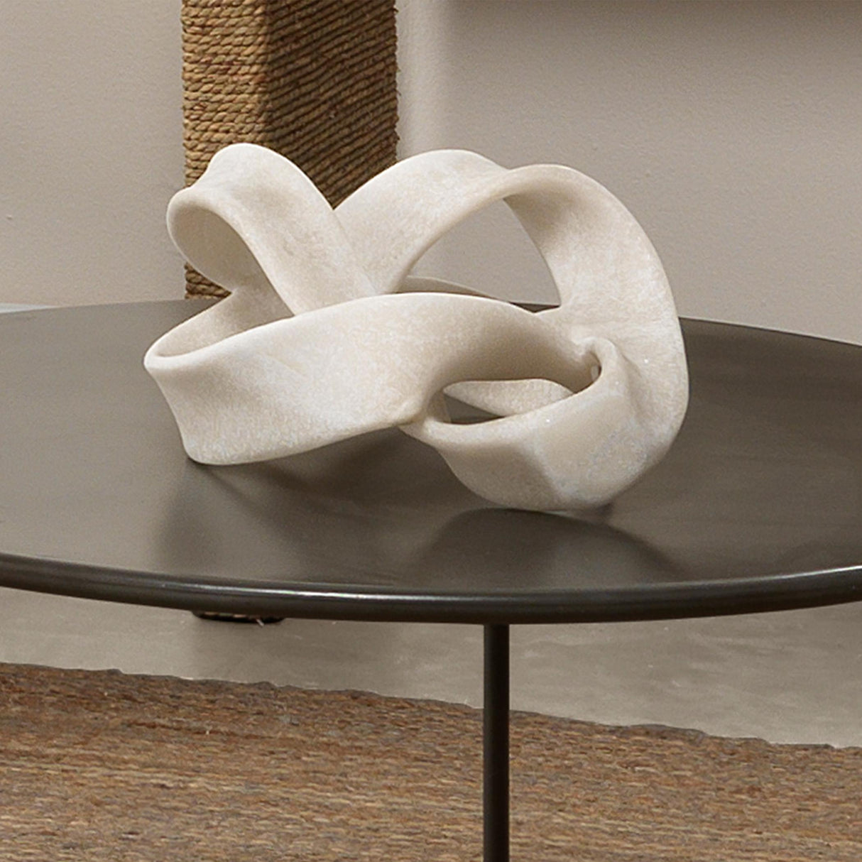 Jamie Young Tangled Resin Decorative Table Object, Off-White