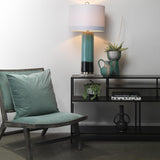 Jamie Young Element Shelved Console Iron Table