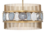 Jamie Young Upsala Agate 8-Light Chandelier