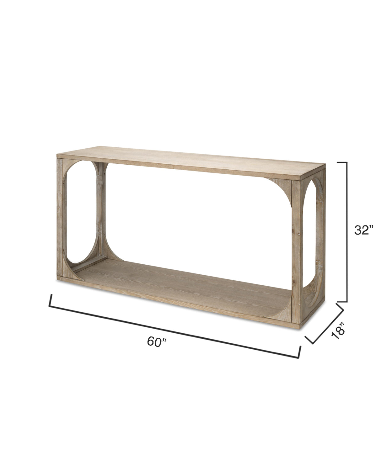 Jamie Young Everett Wood Console Table
