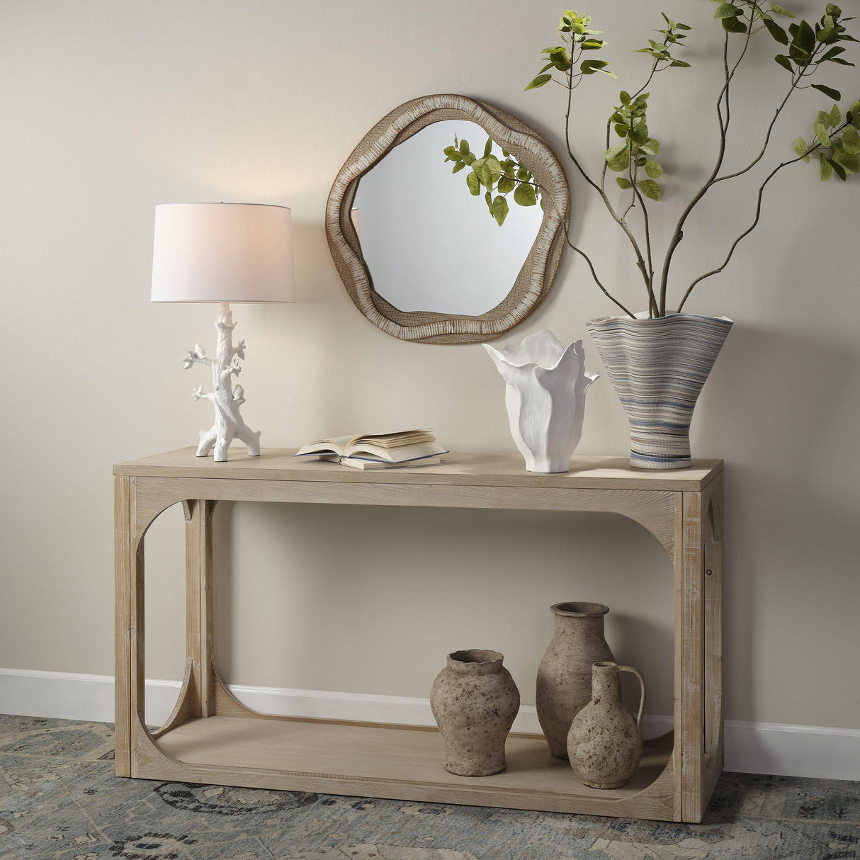 Jamie Young Everett Wood Console Table