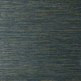 Brewster Home Fashions Faux Grasscloth Navy Wallpaper