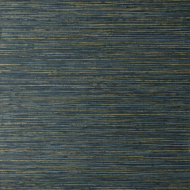 Brewster Home Fashions Faux Grasscloth Navy Wallpaper