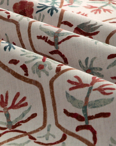 Brunschwig & Fils LE JASMIN PRINT SPICE Fabric