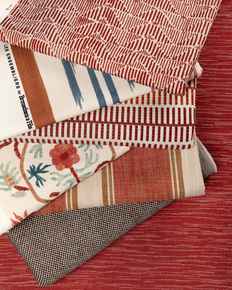 Brunschwig & Fils LE JASMIN PRINT SPICE Fabric