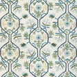 Brunschwig & Fils LE JASMIN PRINT MARINE Fabric