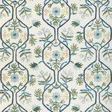 Brunschwig & Fils LE JASMIN PRINT MARINE Fabric