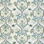 Brunschwig & Fils LE JASMIN PRINT MARINE Fabric
