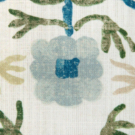 Brunschwig & Fils LE JASMIN PRINT MARINE Fabric