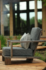 Brunschwig & Fils LA MER WEAVE CHARCOAL Upholstery Fabric