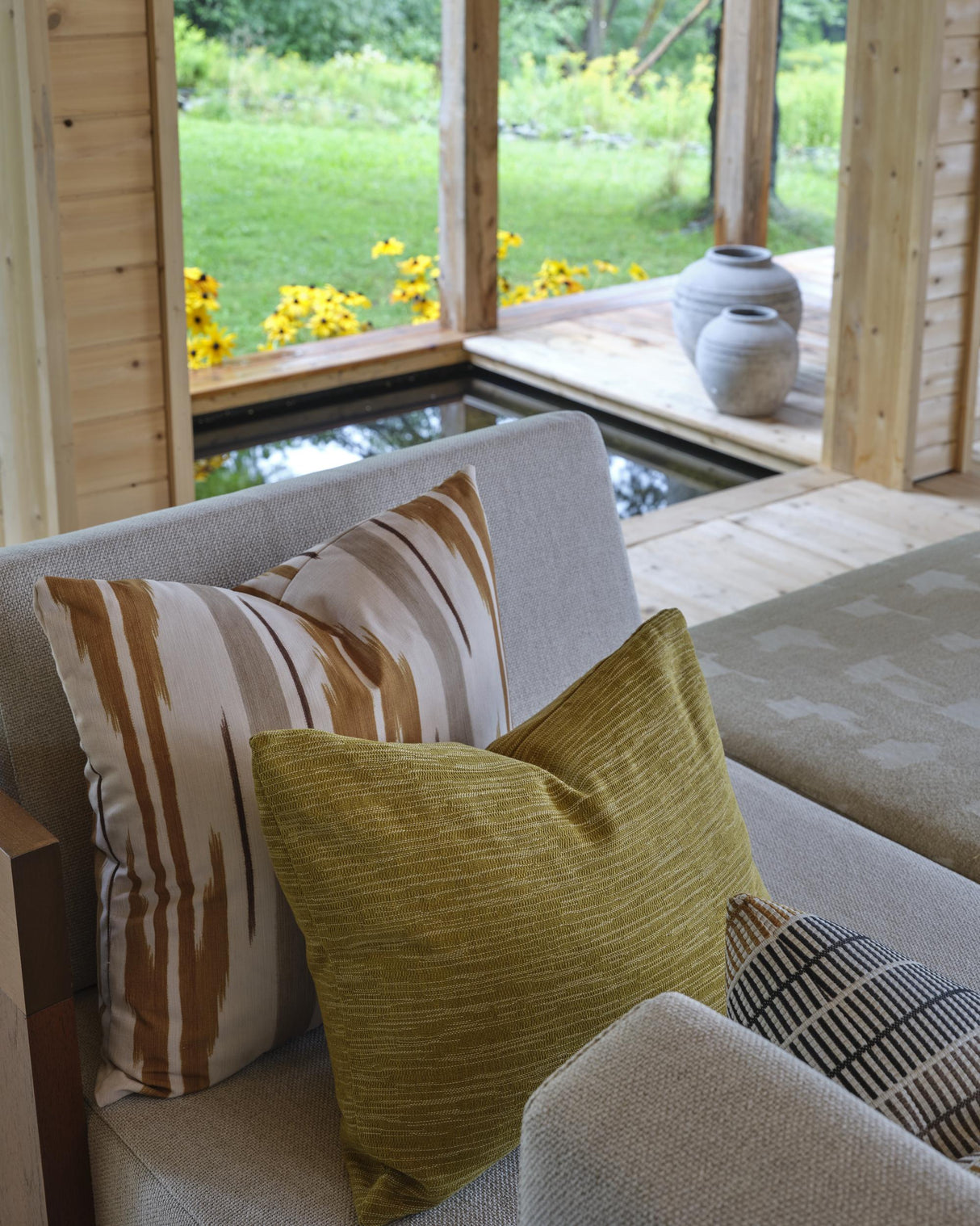 Brunschwig & Fils LA MER WEAVE CITRON Upholstery Fabric