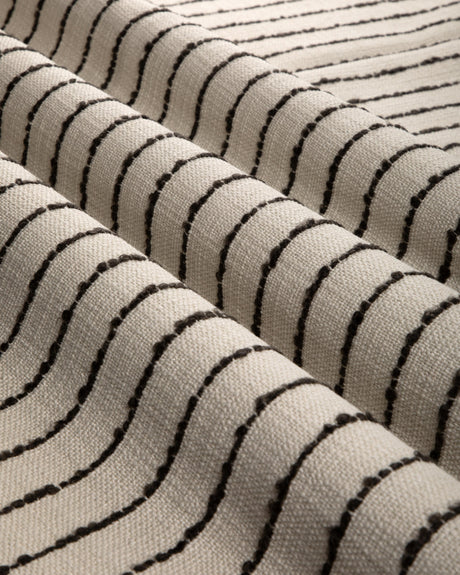 Brunschwig & Fils LES VIGNES STRIPE CHARCOAL Upholstery Fabric