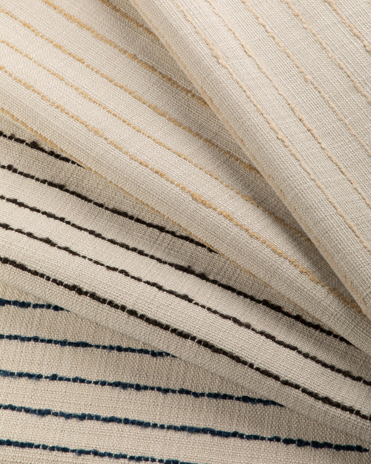 Brunschwig & Fils LES VIGNES STRIPE CHARCOAL Upholstery Fabric