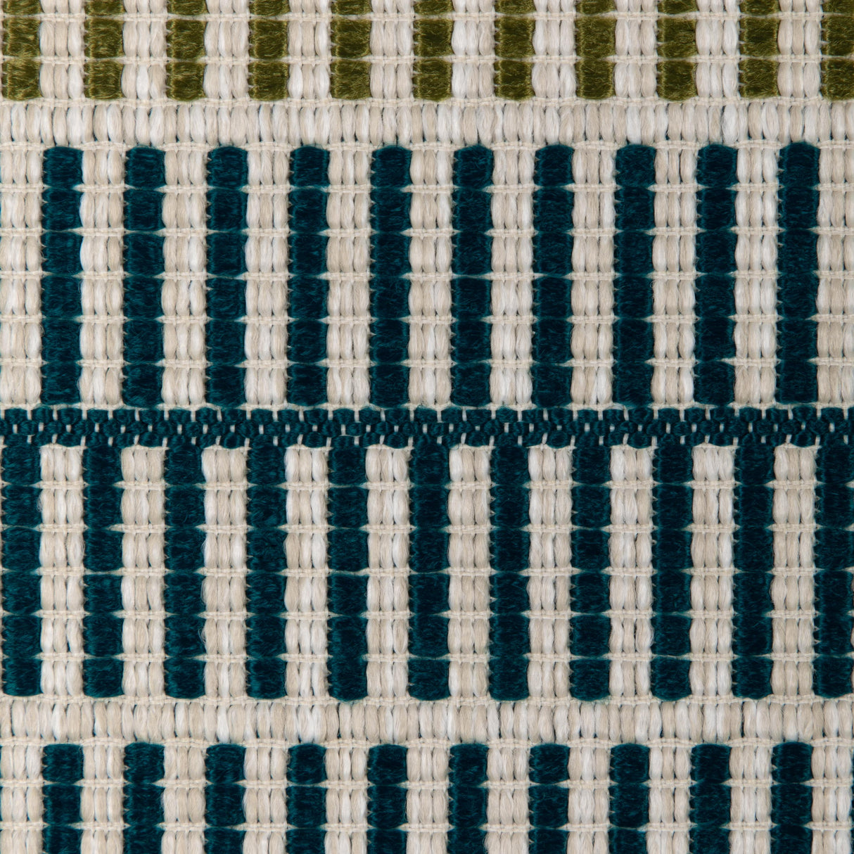 Brunschwig & Fils LES OLIVIERS WEAVE MARINE Upholstery Fabric
