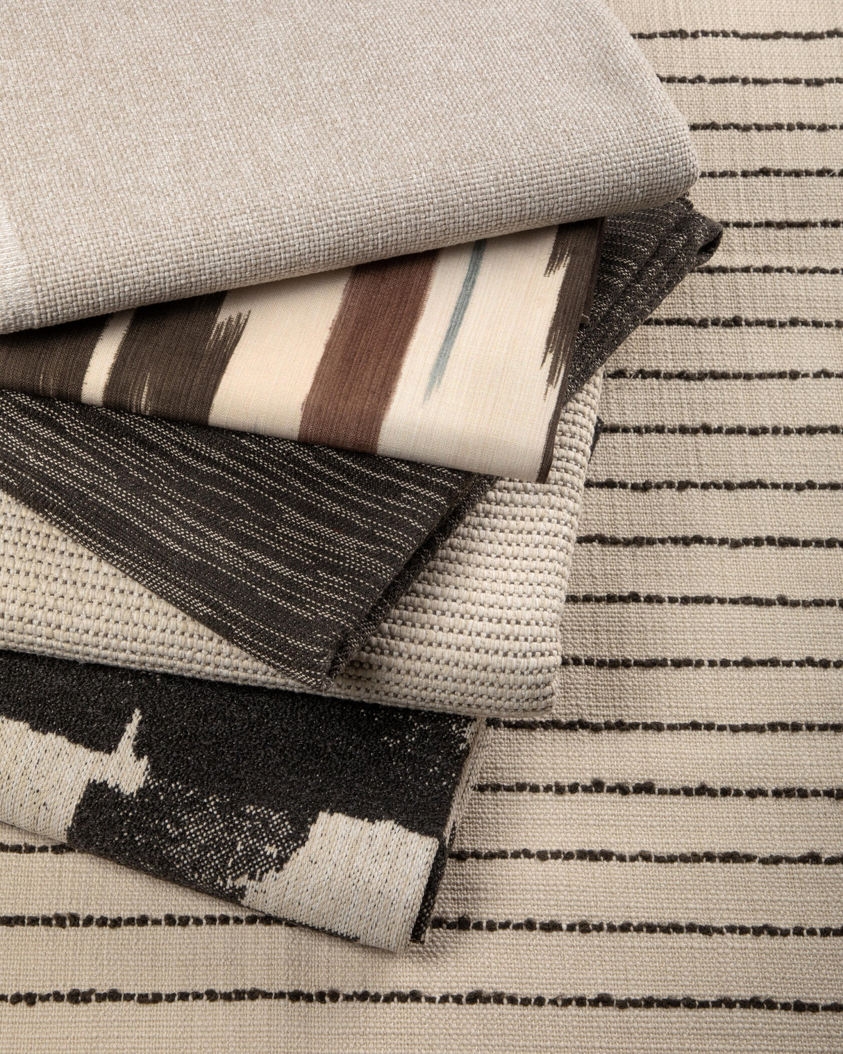 Brunschwig & Fils LES FALAISES WEAVE NOIR Upholstery Fabric