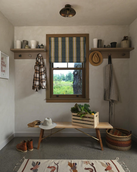 Brunschwig & Fils LA RIVIERA STRIPE MARINE Upholstery Fabric