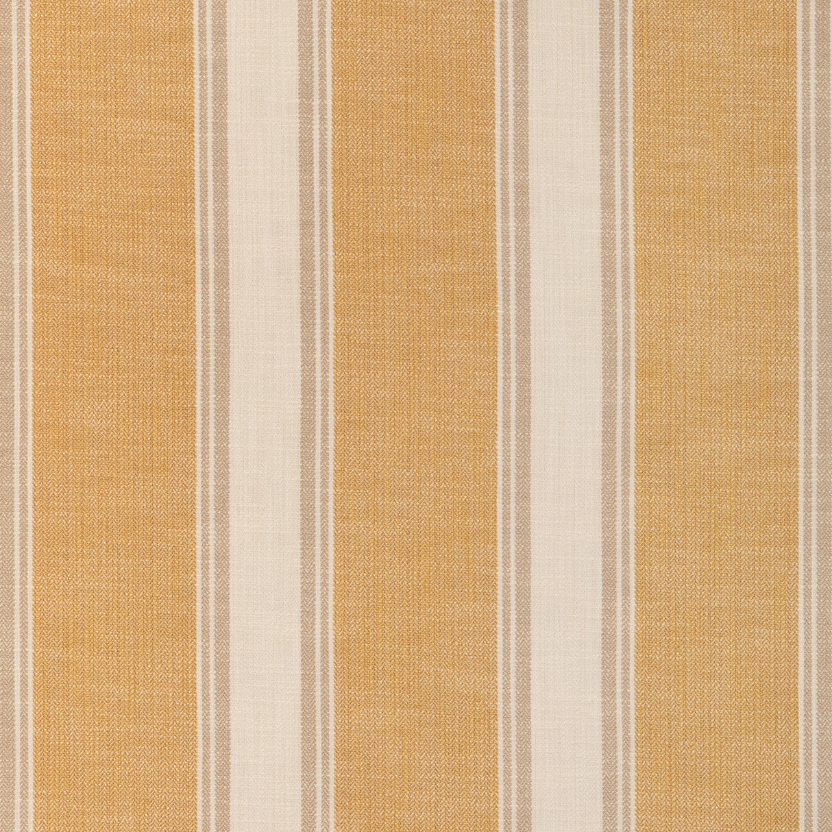 Brunschwig & Fils LA RIVIERA STRIPE OCHRE Upholstery Fabric