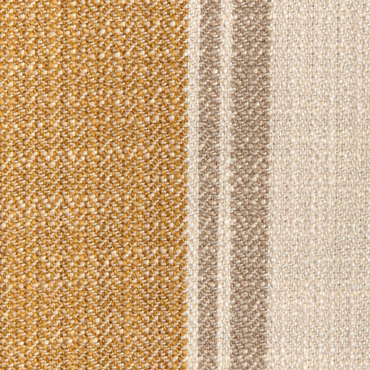 Brunschwig & Fils LA RIVIERA STRIPE OCHRE Upholstery Fabric