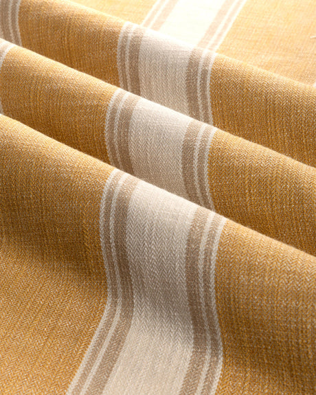 Brunschwig & Fils LA RIVIERA STRIPE OCHRE Upholstery Fabric