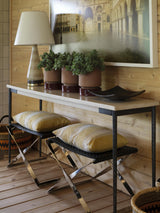 Brunschwig & Fils LA RIVIERA STRIPE OCHRE Upholstery Fabric