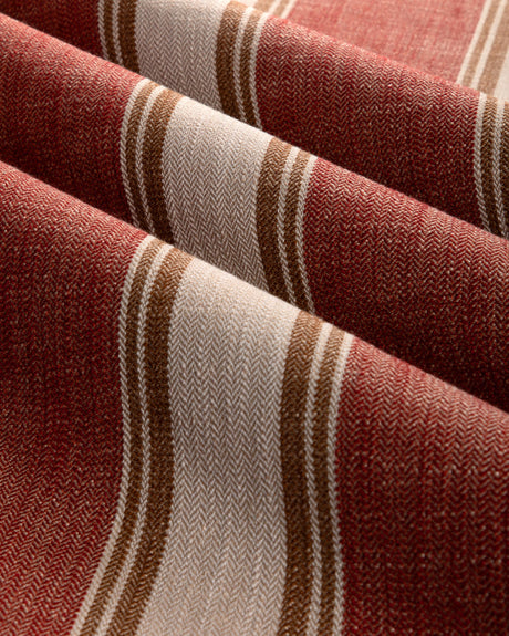 Brunschwig & Fils LA RIVIERA STRIPE SPICE Upholstery Fabric