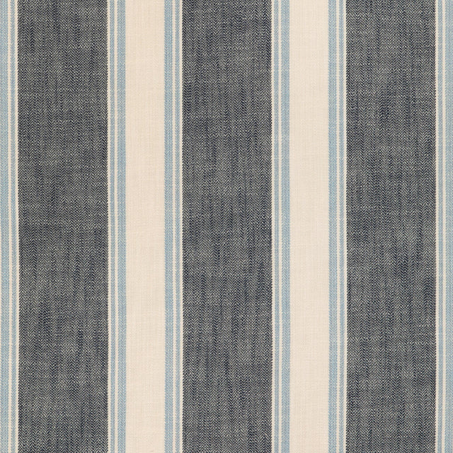 Brunschwig & Fils LA RIVIERA STRIPE BLUE Upholstery Fabric