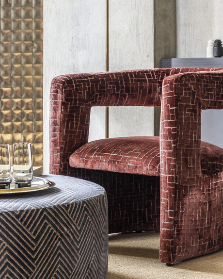 Clarke & Clarke KUPKA COPPER Upholstery Fabric