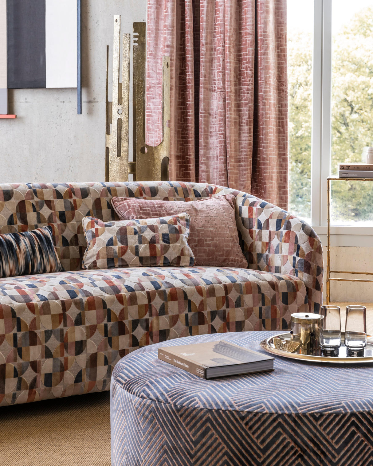 Clarke & Clarke KUPKA PETAL Upholstery Fabric