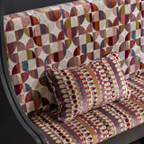 Clarke & Clarke ORPHEUS MAGENTA PEACOCK Upholstery Fabric