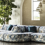 Clarke & Clarke FIGURA DENIM/LINEN Fabric