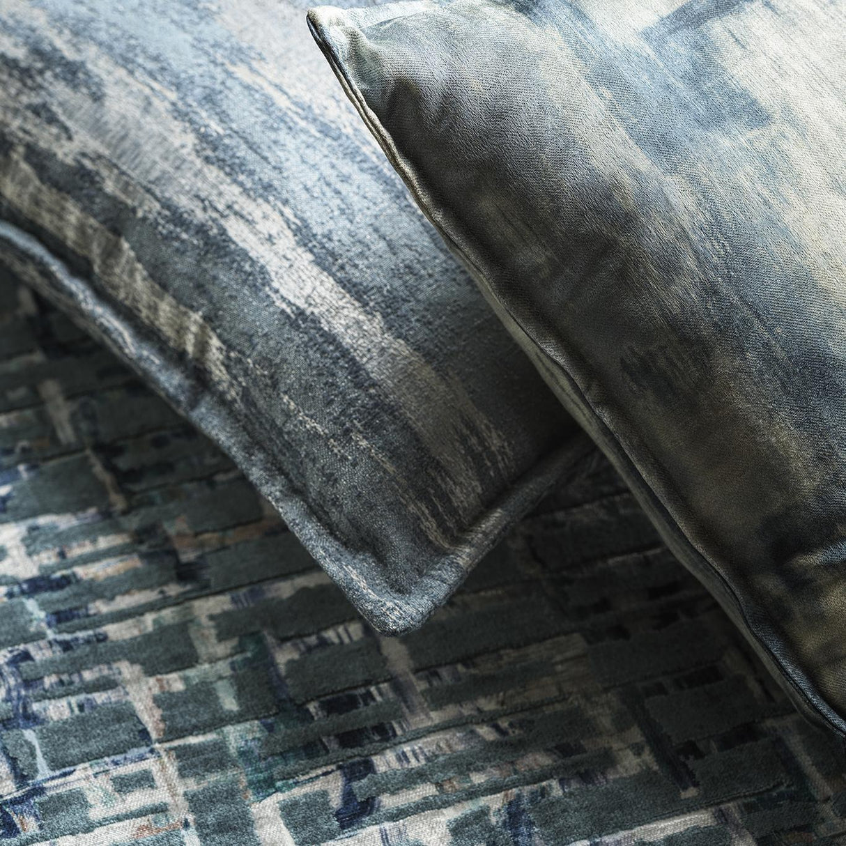 Clarke & Clarke LAGNA DENIM/LINEN Upholstery Fabric