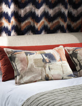 Clarke & Clarke SAGOMA MIDNIGHT/SPICE Upholstery Fabric