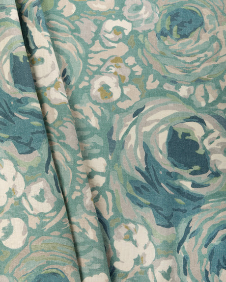 Lee Jofa ORCHARD PRINT AQUA/STONE Fabric