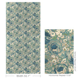 Lee Jofa ORCHARD PRINT AQUA/STONE Fabric