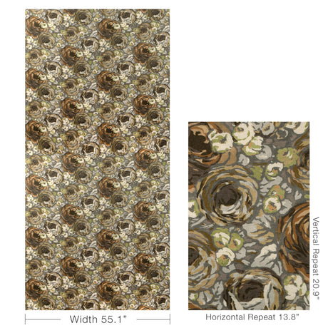 Lee Jofa ORCHARD PRINT PEBBLE/COIN Fabric