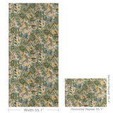 Lee Jofa CHRYSTIE PRINT MOSS/FOG Fabric