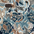 Lee Jofa CHRYSTIE PRINT DENIM/SLATE Fabric