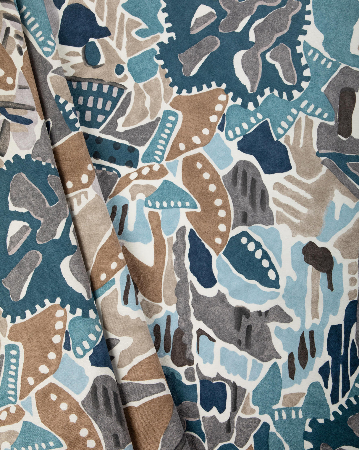 Lee Jofa CHRYSTIE PRINT DENIM/SLATE Fabric
