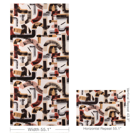 Lee Jofa BLEECKER PRINT SPICE/GOLD Fabric