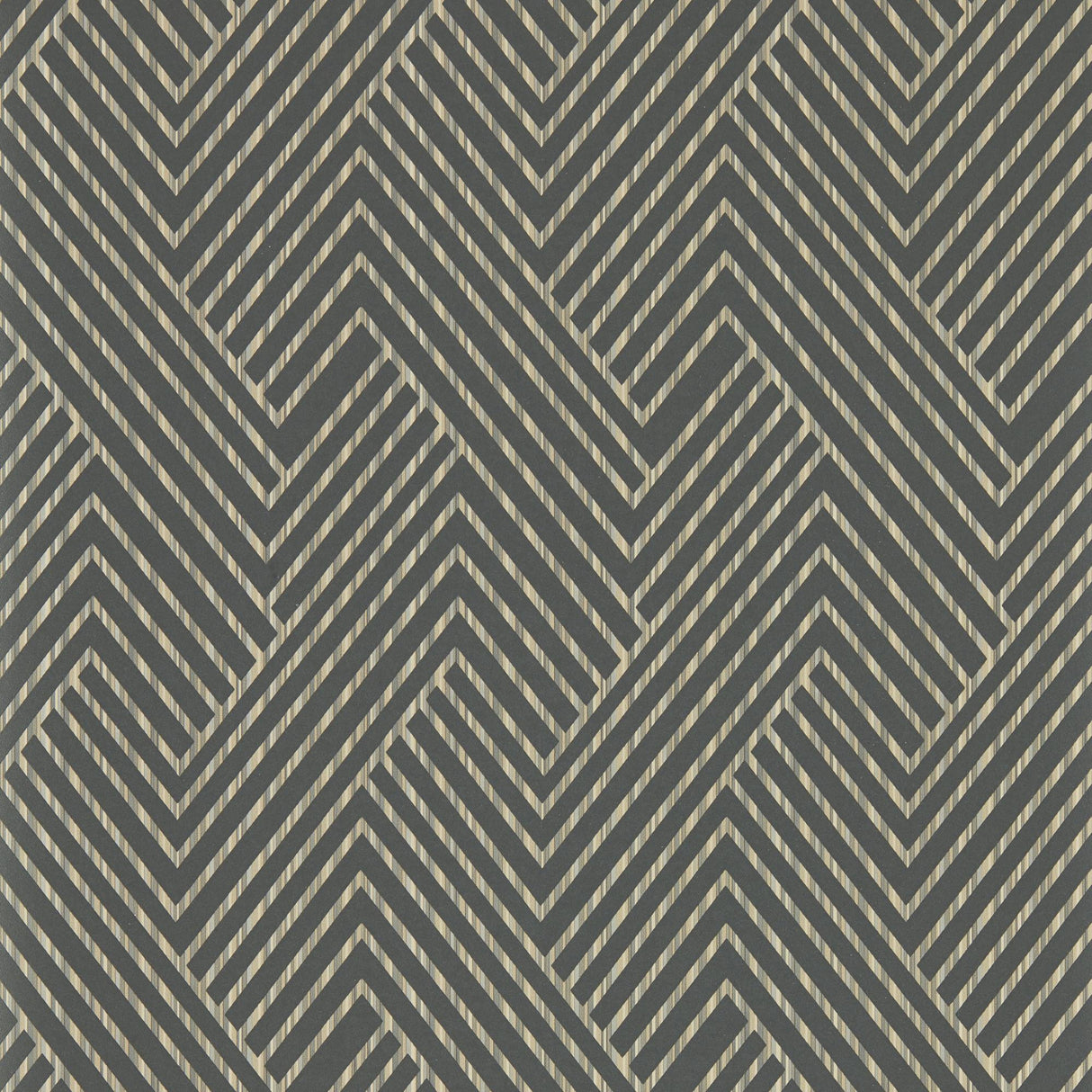 Clarke & Clarke GRASSETTO CHARCOAL WP Wallpaper