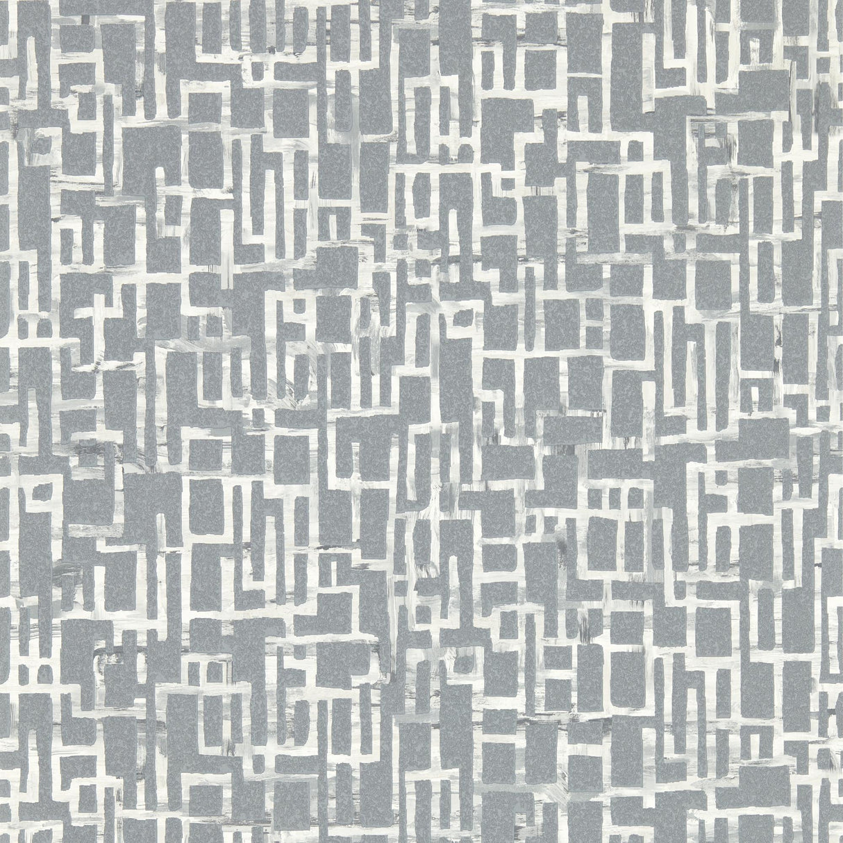 Clarke & Clarke QUADRATA STEEL WP Wallpaper