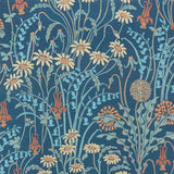 Maxwell FLOWER MEADOW (WP) #01 PRUSSIAN BLUE Wallpaper
