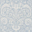 Schumacher Suffolk Damask Blue Fabric