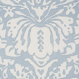 Schumacher Suffolk Damask Blue Fabric